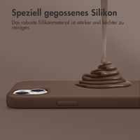 Accezz Liquid Silikoncase mit MagSafe Samsung Galaxy S25 Plus - New Tea Brown