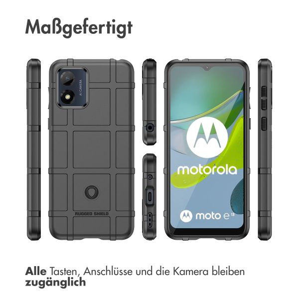 imoshion Rugged Shield Backcover Motorola Moto E13 - Schwarz