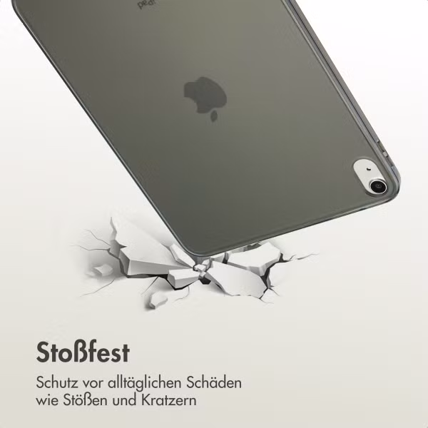 Accezz Frosted Backcover Apple iPad 11 (2025) 11 Zoll A16 / iPad 10 (2022) 10.9 Zoll - Schwarz