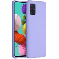 Accezz Liquid Silikoncase Samsung Galaxy A51 - Violett