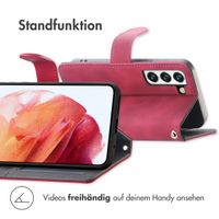 imoshion Klapphülle mit Kordel Samsung Galaxy S21 FE - Rot