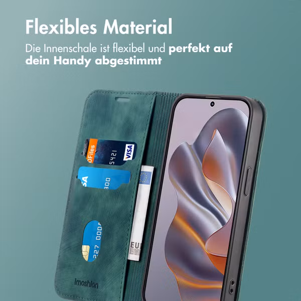 imoshion Slim Klapphülle Motorola Thinkphone 25 / Edge 50 Neo / Edge 60 Neo - Grün