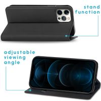 imoshion Slim Folio Klapphülle Apple iPhone 12 (Pro) - Schwarz