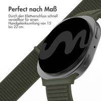 imoshion Nylonarmband für Samsung Galaxy Watch 8 (40/44mm) / Classic (46mm) - Army Green