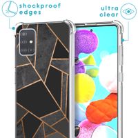 imoshion Design Hülle mit Band für das Samsung Galaxy A71 - Black Graphic