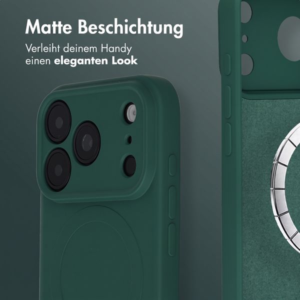 imoshion Color Back Cover mit MagSafe Apple iPhone 18 Pro / 17 Pro - Dunkelgrün