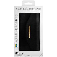 iDeal of Sweden Mayfair Clutch Velvet Schwarz für das Samsung Galaxy S10