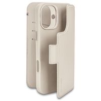 Decoded 2 in 1 Leather Klapphülle MagSafe Apple iPhone 16 Plus - Clay