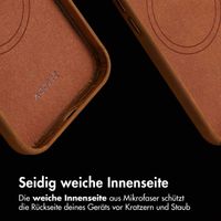 Accezz Vintage Leather Magsafe Backcover Apple iPhone 13 - Tabacco Cognac