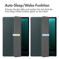 imoshion Trifold Klapphülle Samsung Galaxy Tab S10 Plus / Tab S9 FE Plus / Tab S9 Plus - Dunkelgrün