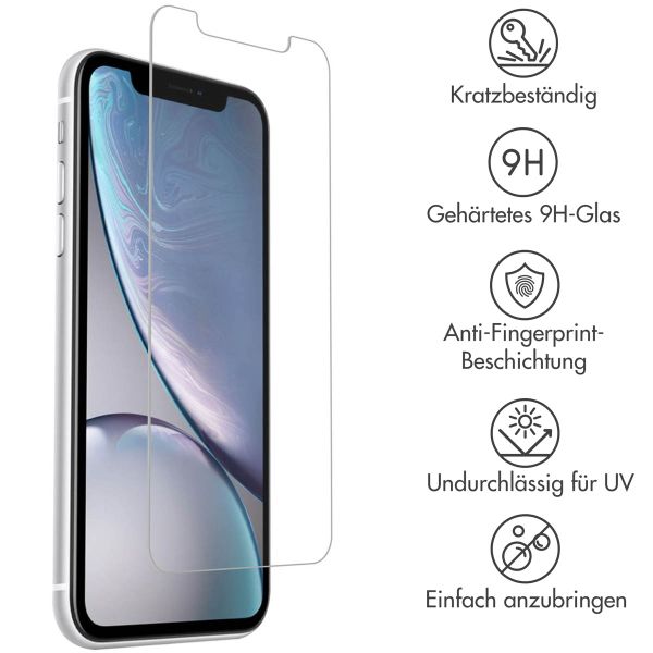 Accezz Screen Protector aus gehärtetem Glas 2-Pack für das iPhone 12 (Pro) / 11 / Xr