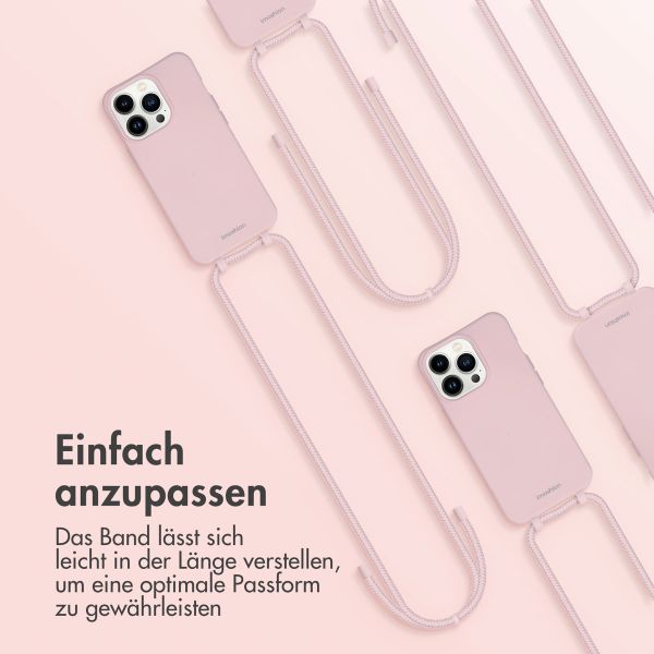 imoshion Color Backcover mit abtrennbarem Band Apple iPhone 13 Pro - Rosa