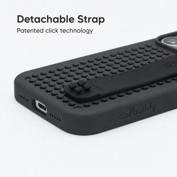 Callbuddy Hülle mit Strap Apple iPhone 17 Pro - Epic Black