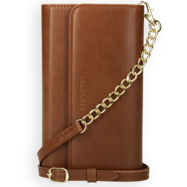 Selencia Clutch Klapphülle aus Leder mit herausnehmbarem Case iPhone 12 (Pro)