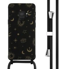 imoshion Silikonhülle design mit Band für das Samsung Galaxy S9 - Sky Black