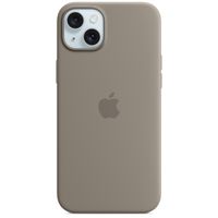 Apple Silikon-Case MagSafe für das Apple iPhone 15 Plus - Clay