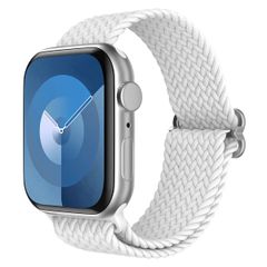 imoshion Gewebtes Nylonarmband für die Apple Watch Series 1 bis 10 / SE / Ultra (2) (44/45/46/49 mm) - Weiß