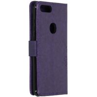 Kleeblumen Klapphülle Violett Alcatel 1S (2019)