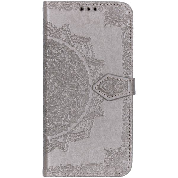 Mandala Klapphülle Grau Samsung Galaxy A50 / A30s