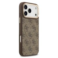 Guess Classic 4G Logo Backcover MagSafe Apple iPhone 17 Pro Max - Braun