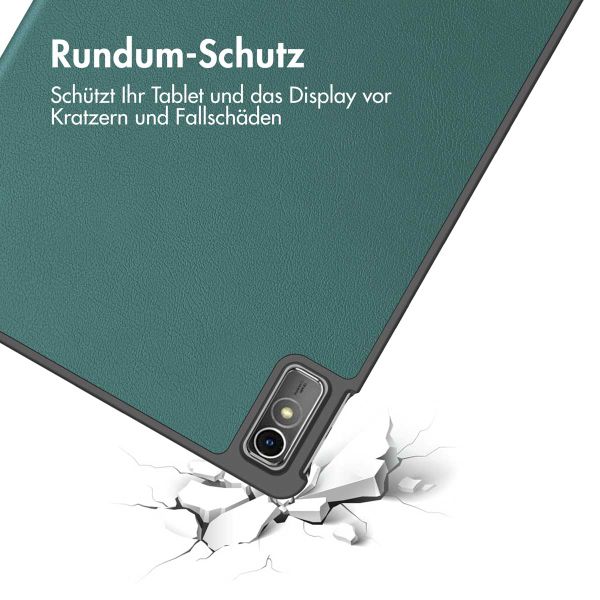 imoshion Trifold Klapphülle Lenovo Tab M10 5G - Dunkelgrün