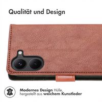 imoshion Luxuriöse Klapphülle Xiaomi Poco X8 Pro - Braun