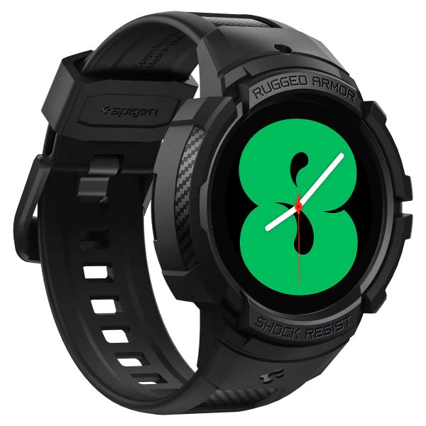 Spigen Rugged Armor™ Pro Case für die Samsung Galaxy Watch 4 / 5 - 40 mm - Schwarz