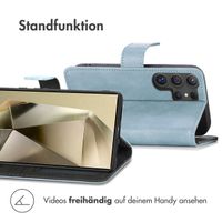 imoshion Luxuriöse Klapphülle Samsung Galaxy S25 Ultra - Hellblau
