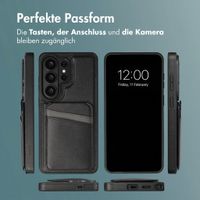 imoshion Backcover mit Kartenfach und Ständer Samsung Galaxy S26 Ultra - Schwarz