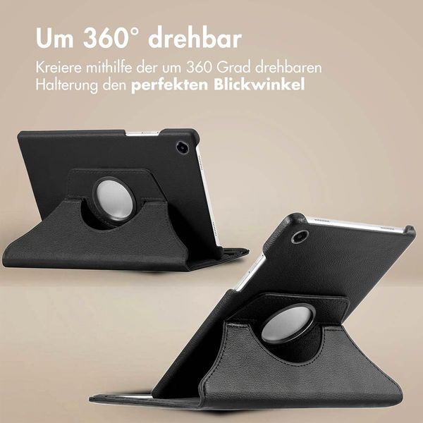 imoshion 360° drehbare Klapphülle Samsung Galaxy Tab A8 - Schwarz