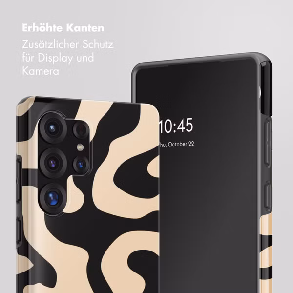 Selencia Vivid Rückabdeckung mit MagSafe Samsung Galaxy S25 Ultra - Art Wave Black