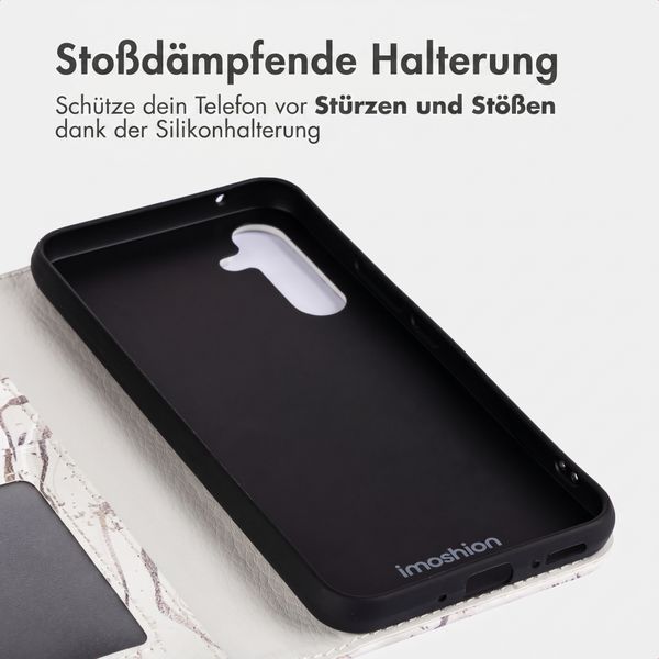 imoshion Design Klapphülle Samsung Galaxy A54 (5G) - Sandy Marble