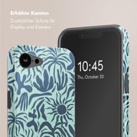 Selencia Vivid Rückabdeckung mit MagSafe Apple iPhone 16e - Tropical Vibes Light Blue