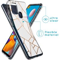 imoshion Design Hülle für das Samsung Galaxy A21s - White Graphic