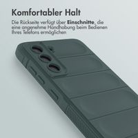 imoshion EasyGrip Back Cover für das Samsung Galaxy S21 FE - Dunkelgrün