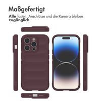 imoshion EasyGrip Back Cover für das iPhone 14 Pro - Aubergine