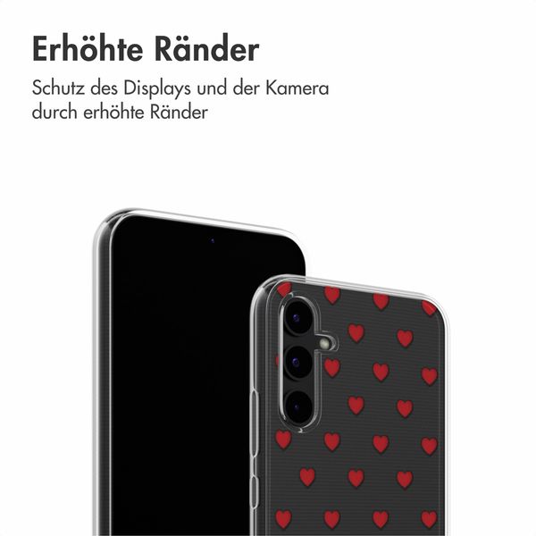 imoshion Design Hülle Samsung Galaxy A34 (5G) - Red Hearts