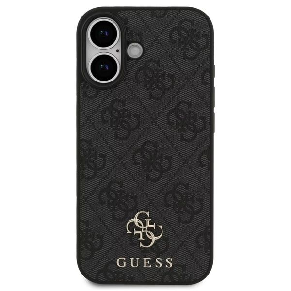 Guess 4G Metal Logo Back Cover MagSafe Apple iPhone 17 - Schwarz