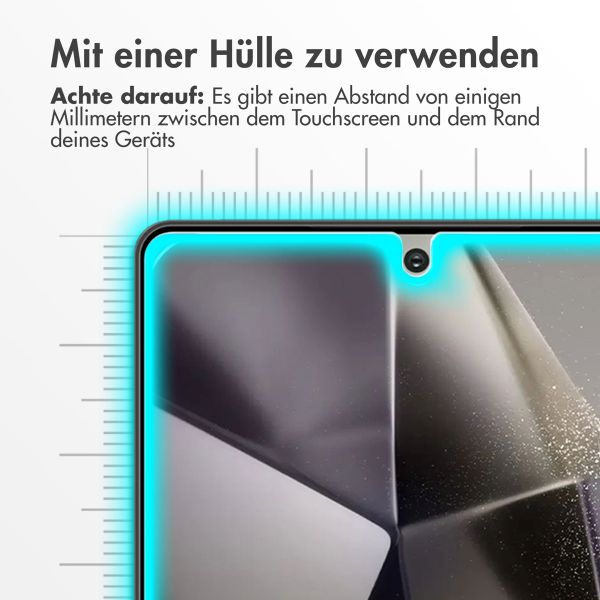 Accezz Screen Protector aus gehärtetem Glas 2-Pack für das Samsung Galaxy S25 Ultra