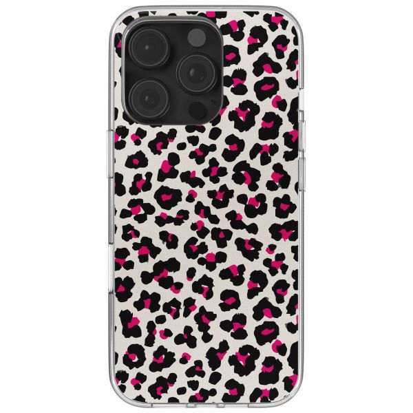 imoshion Design Hülle Apple iPhone 16 Pro - Leopard Pink