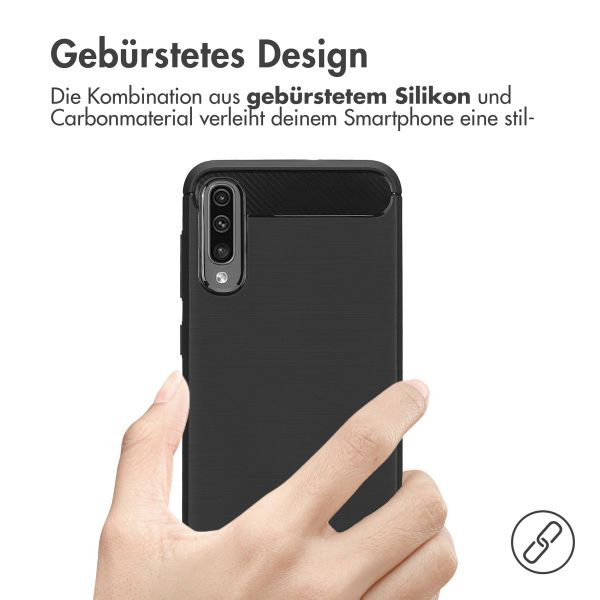 imoshion Brushed Back Cover Samsung Galaxy A50 / A30s - Schwarz
