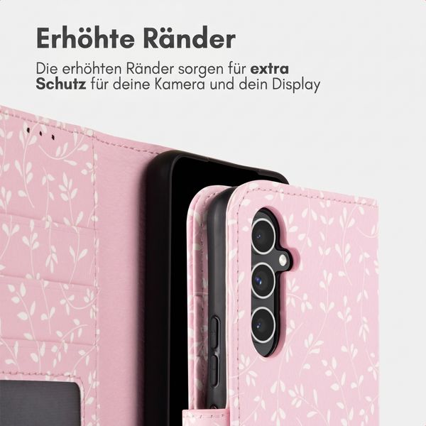 imoshion Design Klapphülle Samsung Galaxy A54 (5G) - Pink Bazaar Flowers