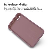 imoshion EasyGrip Back Cover für das iPhone SE (2022 / 2020) / 8 / 7 - Violett