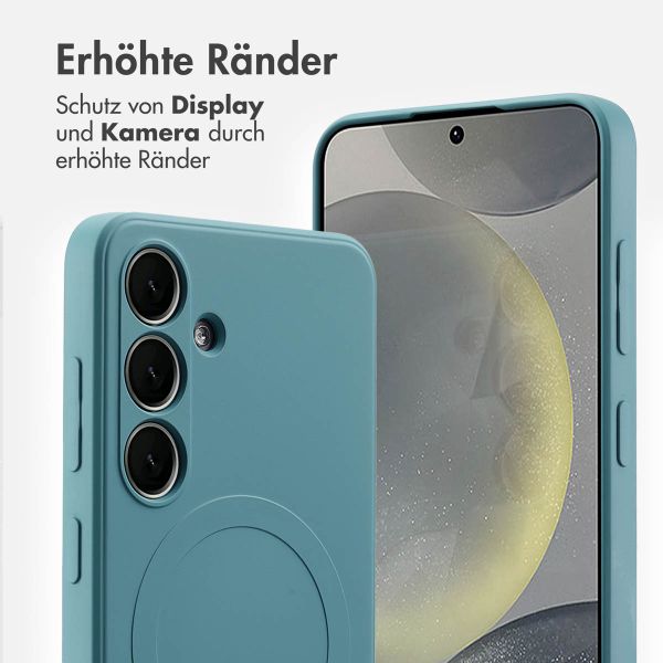 imoshion Color Back Cover mit MagSafe Samsung Galaxy S24 - Smoke Green