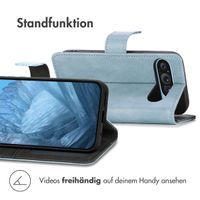 imoshion Luxuriöse Klapphülle Google Pixel 9 Pro XL - Hellblau