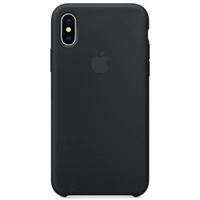 Apple Schwarzes Silikon Case iPhone X