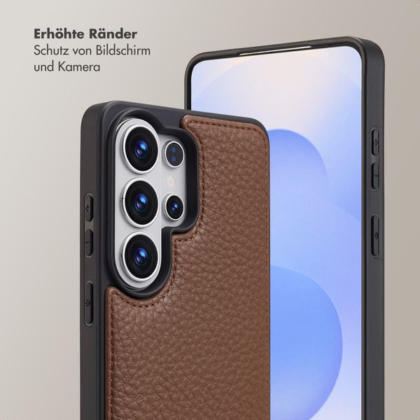 Selencia Nova HandyHülle mit Kordel und Kartenhalter Samsung Galaxy S26 Ultra - Mocha Brown