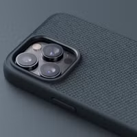 Njorð Collections Fabric Case für das Apple iPhone 14 Pro Max - Dark Grey