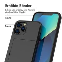 imoshion Backcover mit Kartenfach Apple iPhone 13 Pro - Schwarz