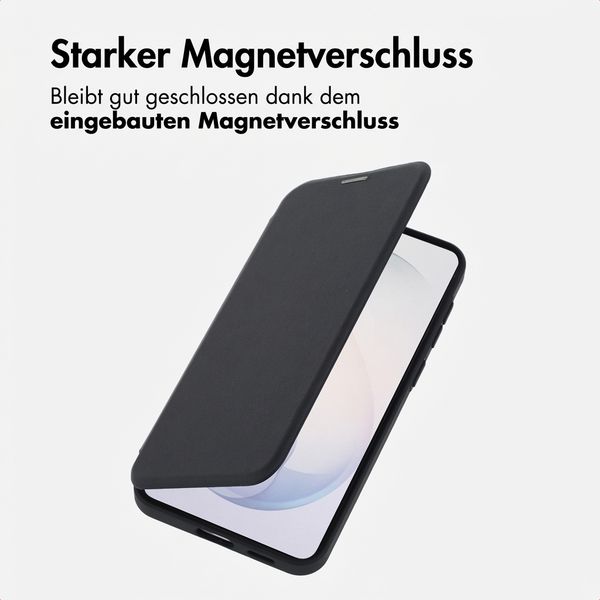 imoshion Transparente Bookcase mit MagSafe Samsung Galaxy S26 - Schwarz